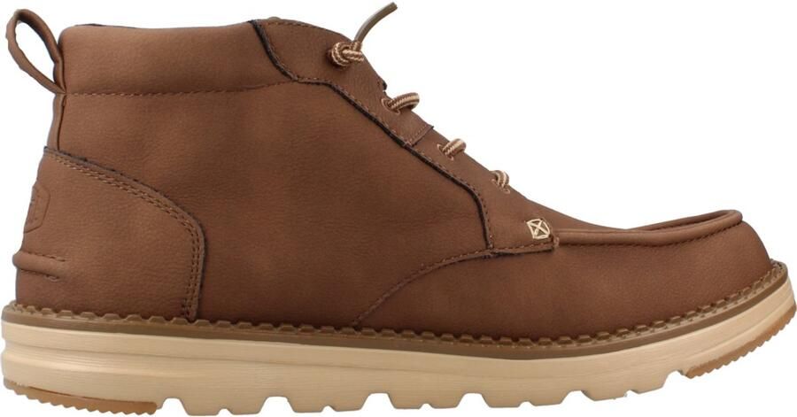 HEYDUDE Flint Classic Heren Boots Imitatieleer Bruin