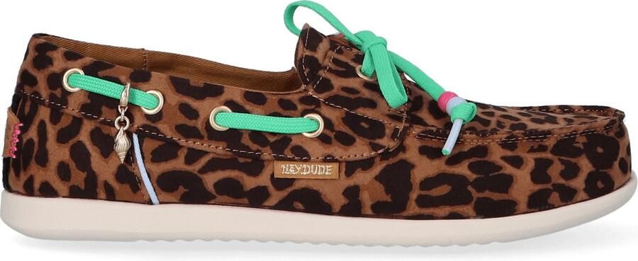 HEYDUDE Harbor Lo Breeze Premium Dames Loafers Leopard