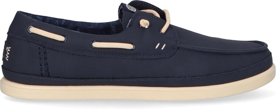 HEYDUDE Harbor Lo Classic Heren Loafers Navy Blazer Boulder Tan