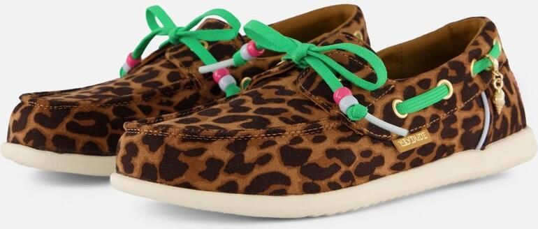 HEYDUDE Hey Dude Harbor Breeze Bootschoenen bruin Leopard - Foto 2