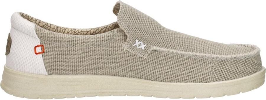 Hey Dude HEYDUDE Mikka Braided Heren Instappers Off White Beige Wit HD40124-1LB