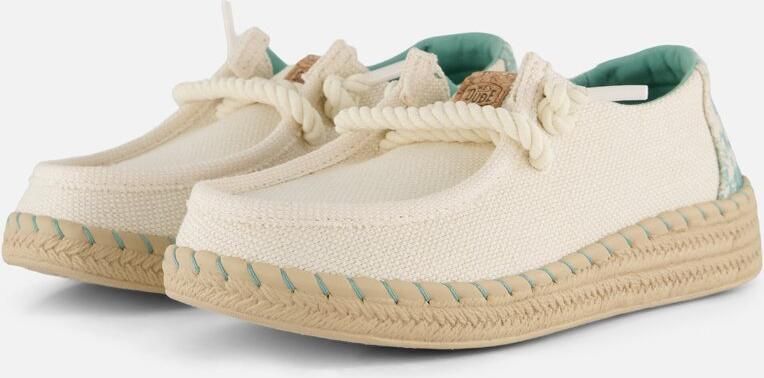 HEYDUDE Hey Dude Wendy Bootschoenen beige Textiel