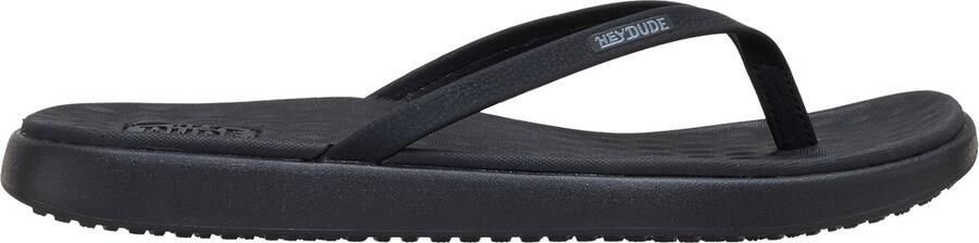HEYDUDE Maui Breeze Flip Dames Teenslippers Black Black