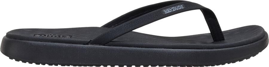 HEYDUDE Maui Breeze Flip Dames Teenslippers Black Black