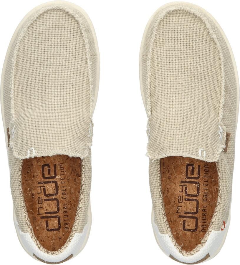 Hey Dude HEYDUDE Mikka Braided Heren Instappers Off White Beige Wit HD40124-1LB - Foto 2