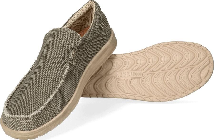 HEYDUDE Instappers Heren Mikka Braided Maat: 41 Materiaal: Textiel Kleur: Groen - Foto 9