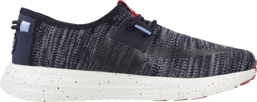 Hey Dude Lichtgewicht stoffen sneaker met verwijderbare schuim binnenzool Blue Heren
