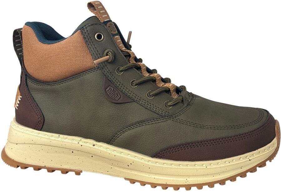 HEYDUDE Tahoe Classic Heren Boots Imitatieleer Groen