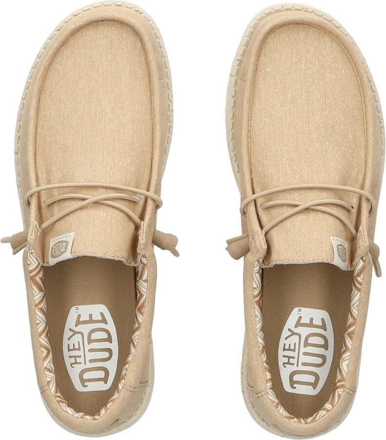 Hey Dude Casual heren veterschoenen Beige Heren