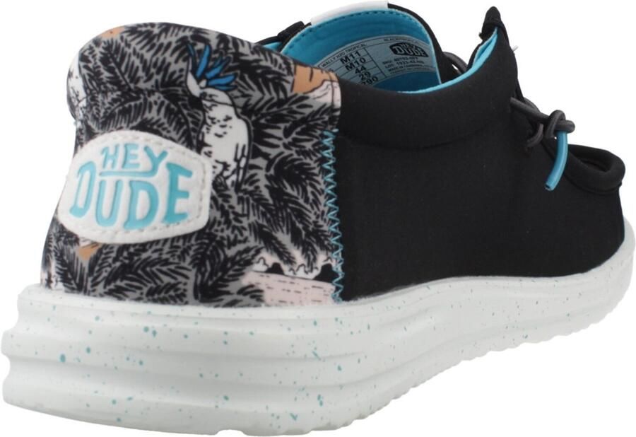 Hey Dude Wally H2O Tropical 40702-0FF Mannen Zwart Sneakers - Foto 2