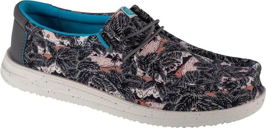 HEYDUDE Wally H2O Heren Instappers Tropical Black Tropical