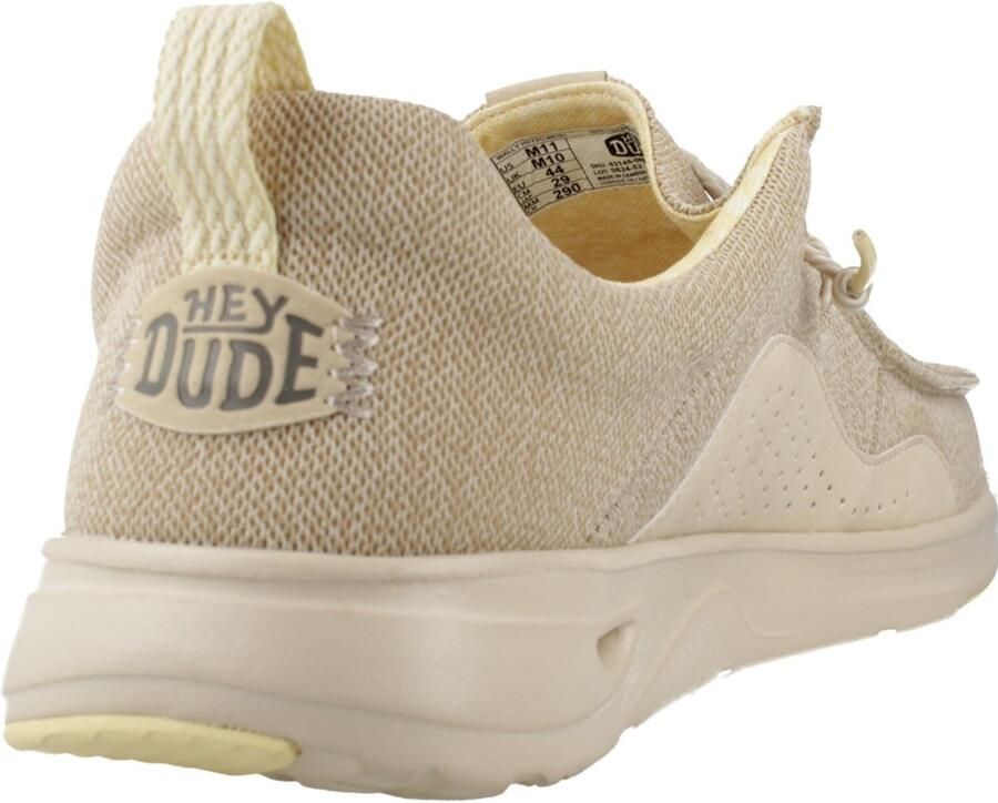 HEYDUDE Wally Hey2O Mesh Heren Instappers Irish Cream Wood Ash