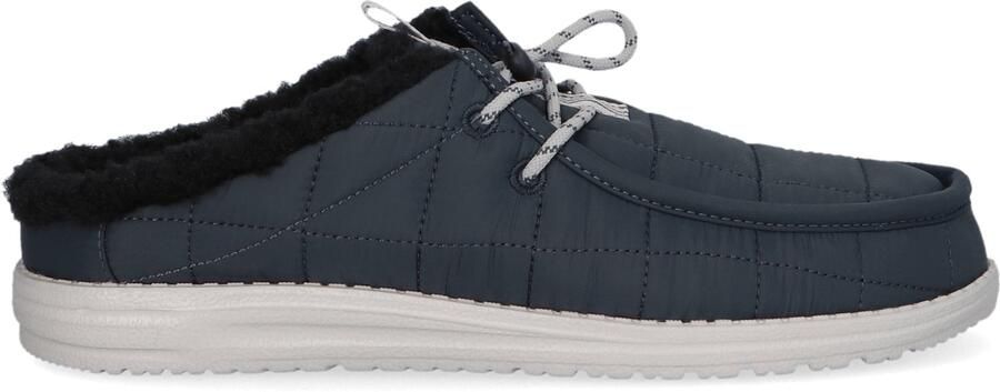HEYDUDE Wally Slip Camp Nylon Heren Instappers Blauw