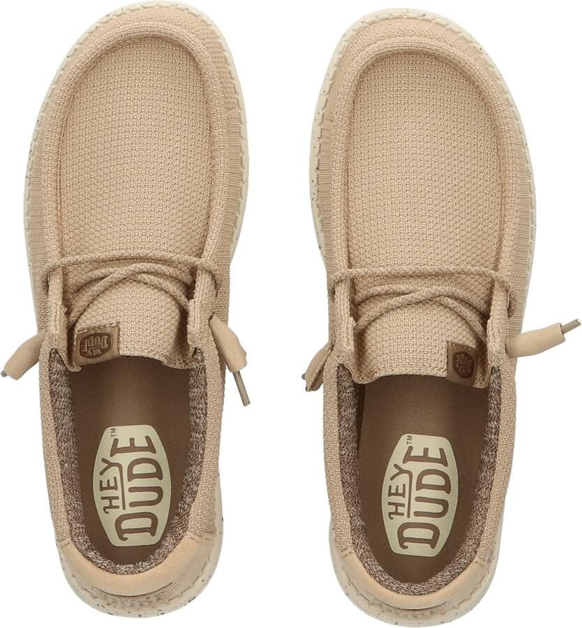 Hey Dude Sportieve Mesh Mocassin Schoenencollectie Beige Heren - Foto 2