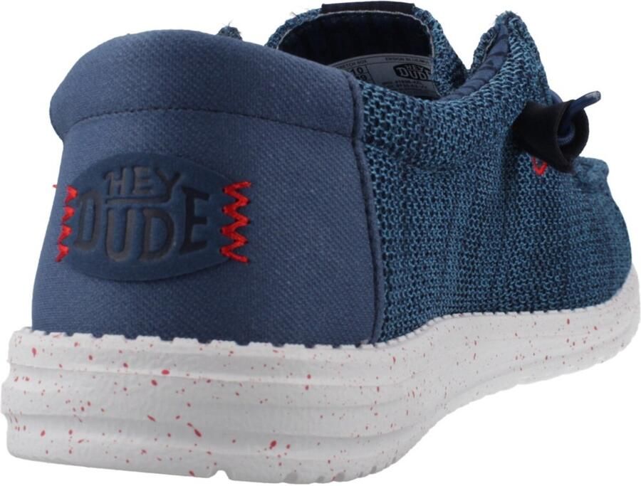 HEYDUDE Wally Stretch Sox Heren Instappers Ensign Blue Multi