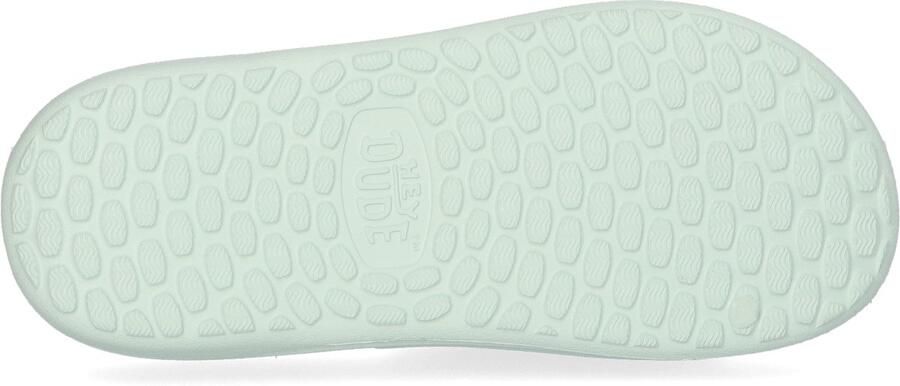HEYDUDE Wave Slide Dames Slippers Harbor Green