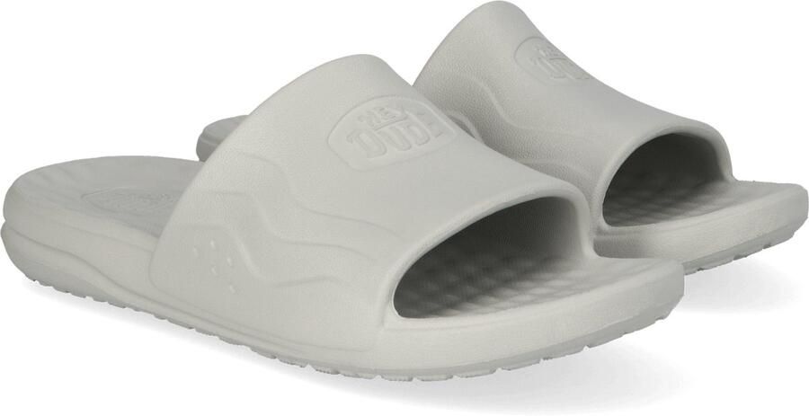 HEYDUDE Wave Slide Heren Slippers Grey