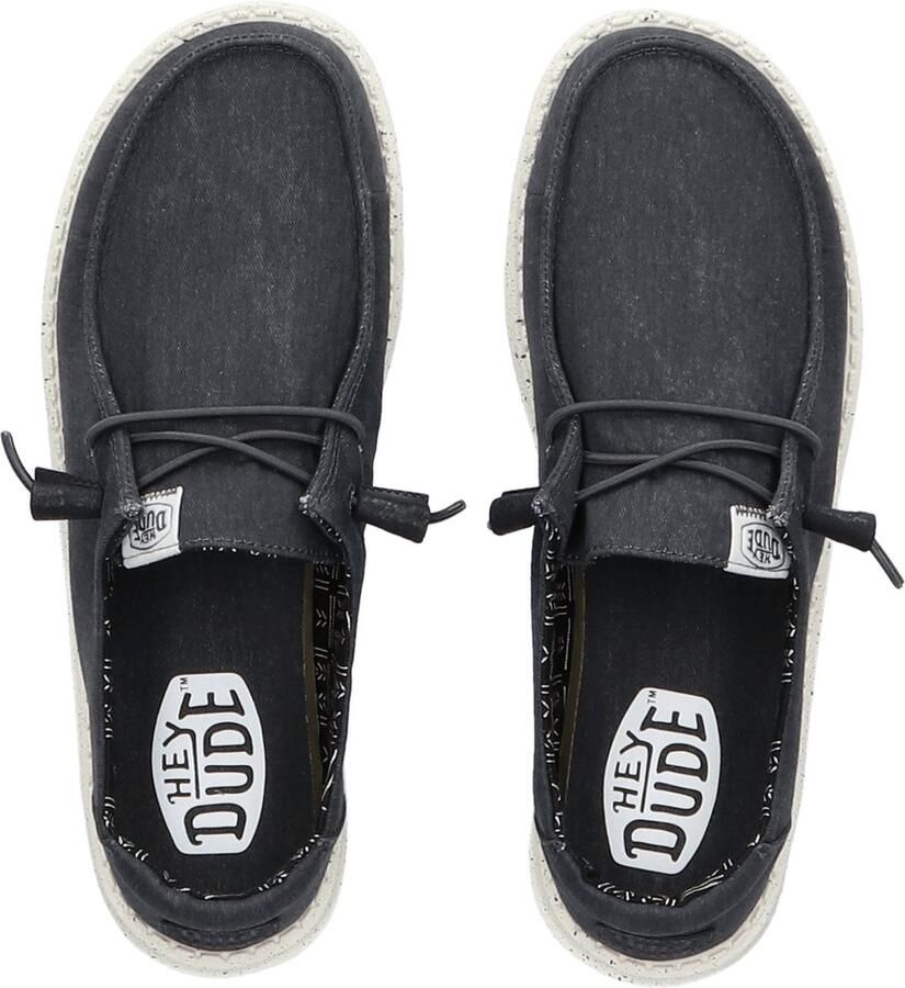 HeyDude Women's Wendy Canvas Sneakers zwart - Foto 2