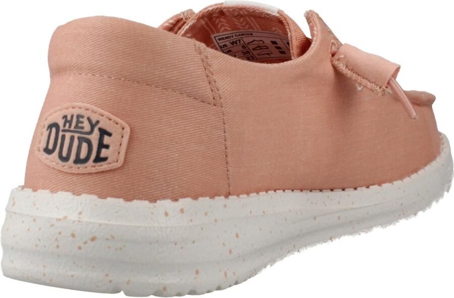 HEYDUDE Wendy Canvas Pink Dames Instappers HD40902 - Foto 2