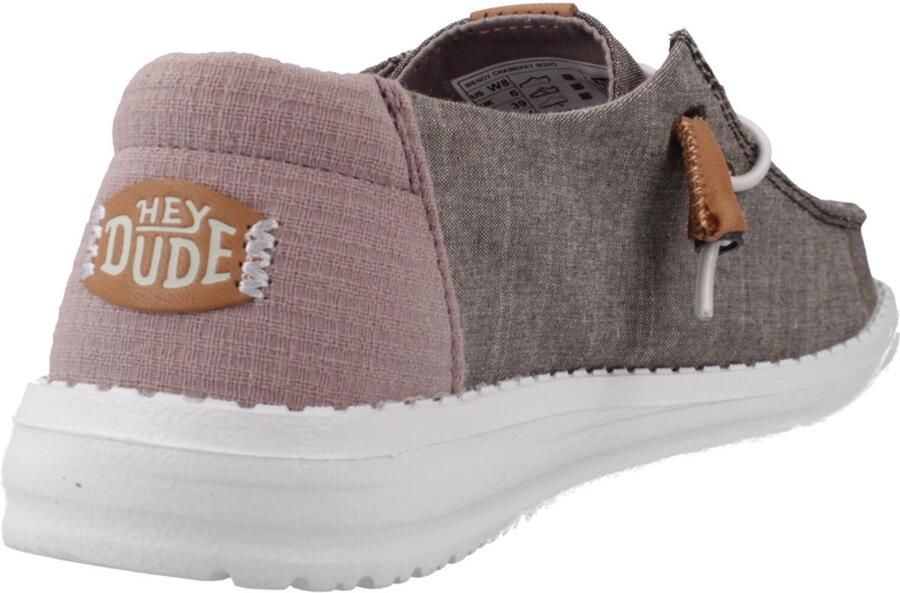 HEYDUDE Wendy Chambray Boho Dames Instappers Black