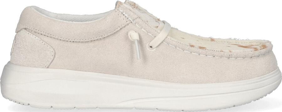 HEYDUDE Wendy Comf Luxe Dames Instappers Ivory