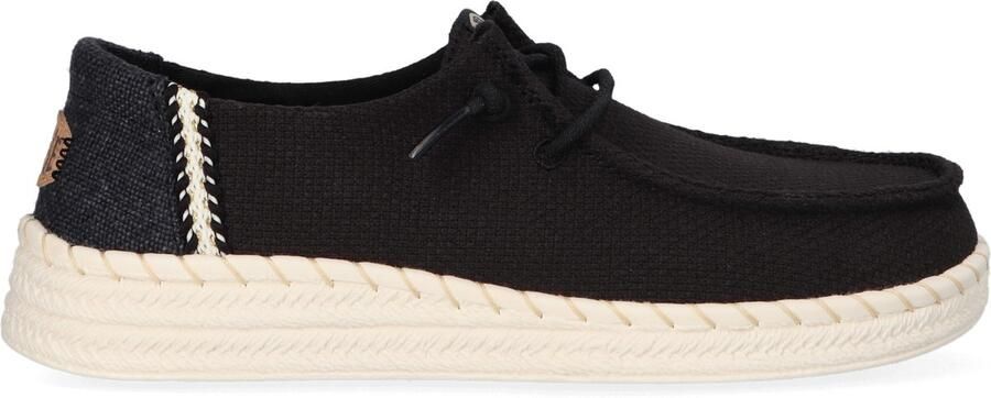 HEYDUDE Wendy Espadrille Woven Dames Instappers Black - Foto 2
