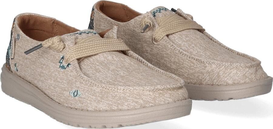 Hey Dude HEYDUDE Wendy Flora Dames Instappers Sunflower Beige - Foto 4