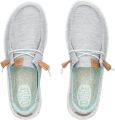 HeyDude Women's Wendy Heathered Slub Tropical Sneakers grijs - Grijs