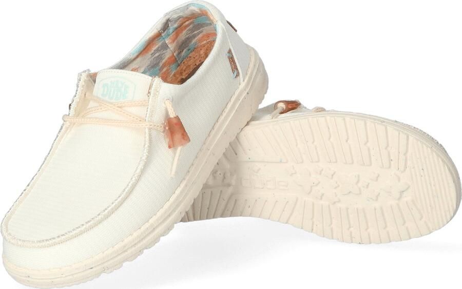 HEYDUDE Wendy Knit Dames Instappers White Wit HD40062 - Foto 2