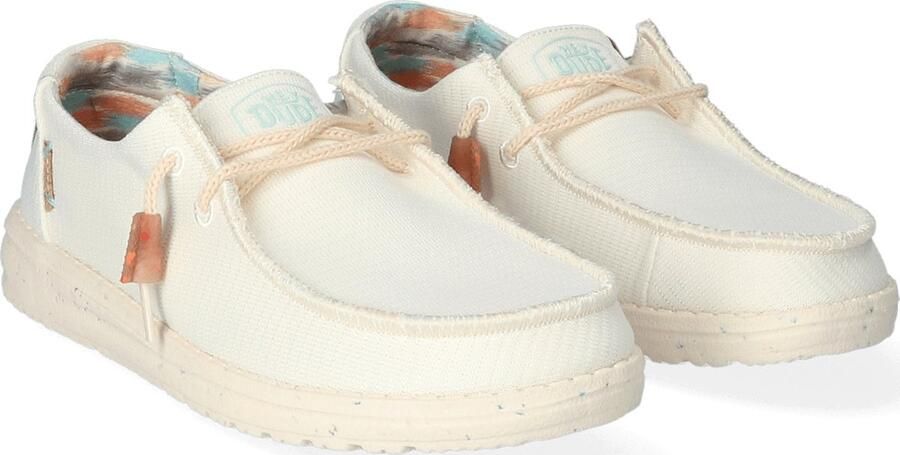 HEYDUDE Wendy Knit Dames Instappers White Wit HD40062 - Foto 3
