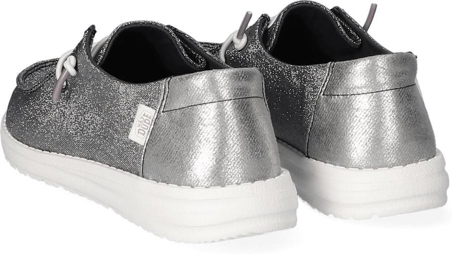 HEYDUDE Wendy Metallic Sparkle Dames Instappers Charcoal - Foto 2