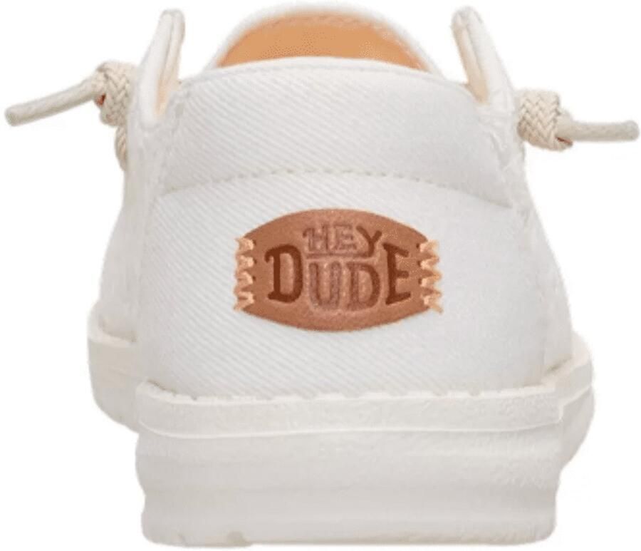 HEYDUDE Wendy Sequin Lace Dames Instappers Ivory - Foto 2