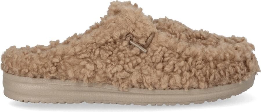 HEYDUDE Wendy Slipper Dames Pantoffels Imitatievacht Taupe