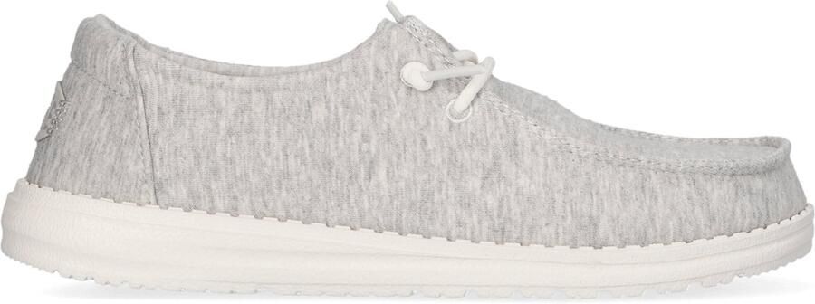 HEYDUDE Wendy Stretch Jersey Dames Instappers Light Grey