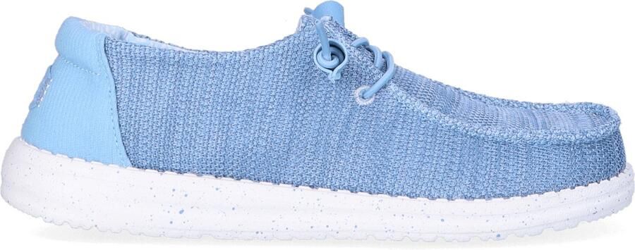 HEYDUDE Wendy Stretch Sox Dames Instappers Blue Breeze