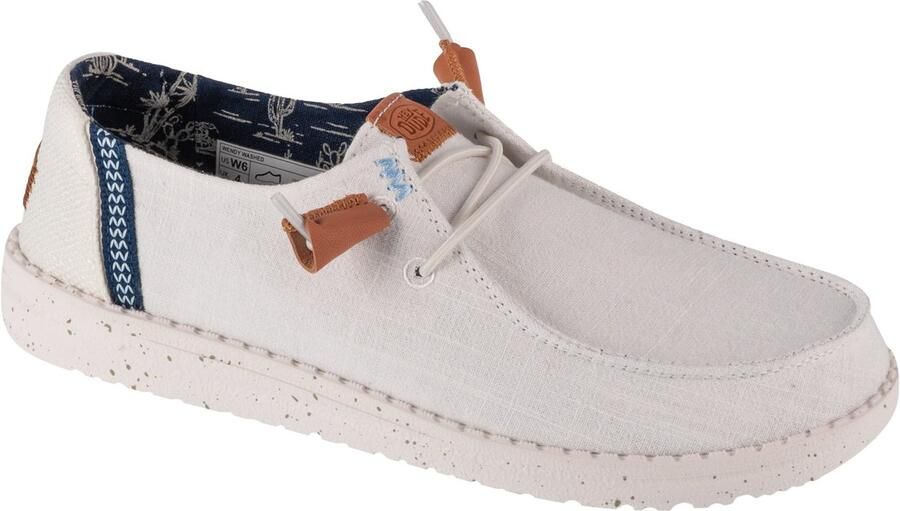 Hey Dude Witte dames mocassins comfortabel ontwerp