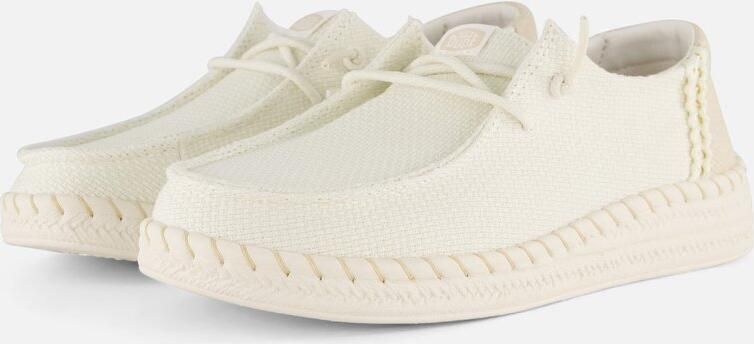 HEYDUDE Hey Dude Dames Sneaker Wendy Espadrille Woven Wit - Foto 4