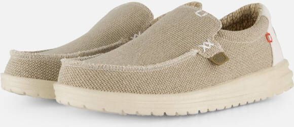 Hey Dude HEYDUDE Mikka Braided Heren Instappers Off White Beige Wit HD40124-1LB
