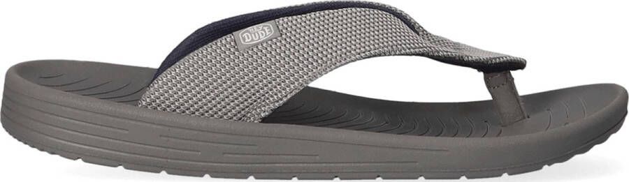 HEYDUDE Milo Heren Slippers Grey