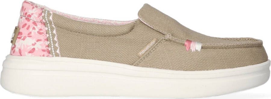 Hey Dude Boho-Cool Moccasin Misty Rise Collection Beige Dames