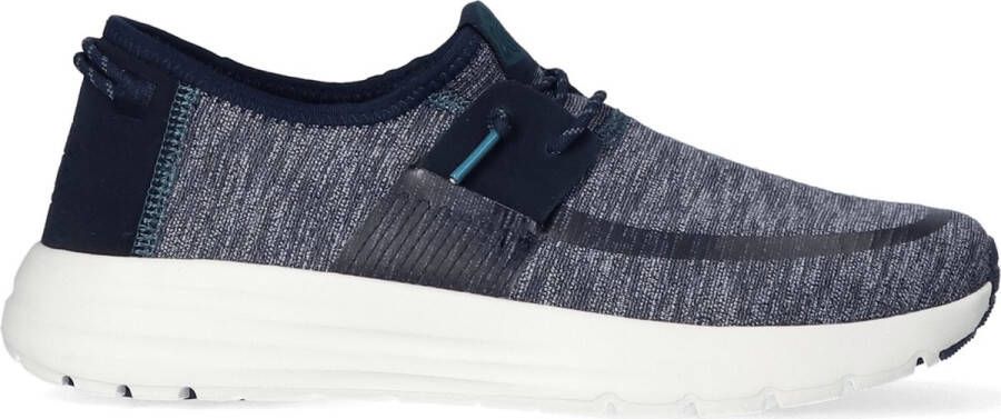 HEYDUDE Sirocco Dual Knit Sneakers Navy