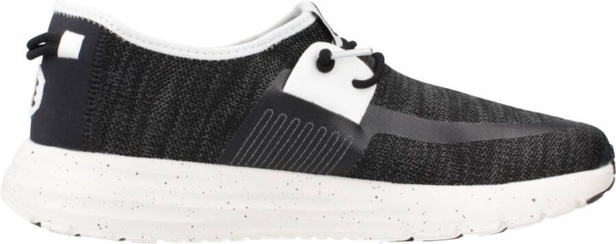 HEYDUDE Sirocco Sport Mode Heren Sneakers Black White