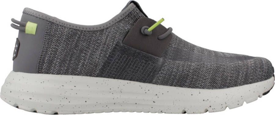 HEYDUDE Sirocco Sport Mode Heren Sneakers Heather Grey Charcoal