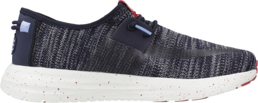 Hey Dude Lichtgewicht stoffen sneaker met verwijderbare schuim binnenzool Blue Heren