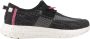 HEYDUDE Sirocco Sport Stripe Dames Sneakers Black - Thumbnail 1
