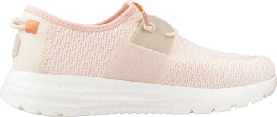 HEYDUDE Sirocco Sport Stripe Dames Sneakers Pink