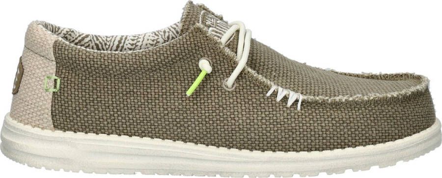 HEYDUDE Instappers Wally Braided Fossil HD40003-2BS Bruin - Foto 4