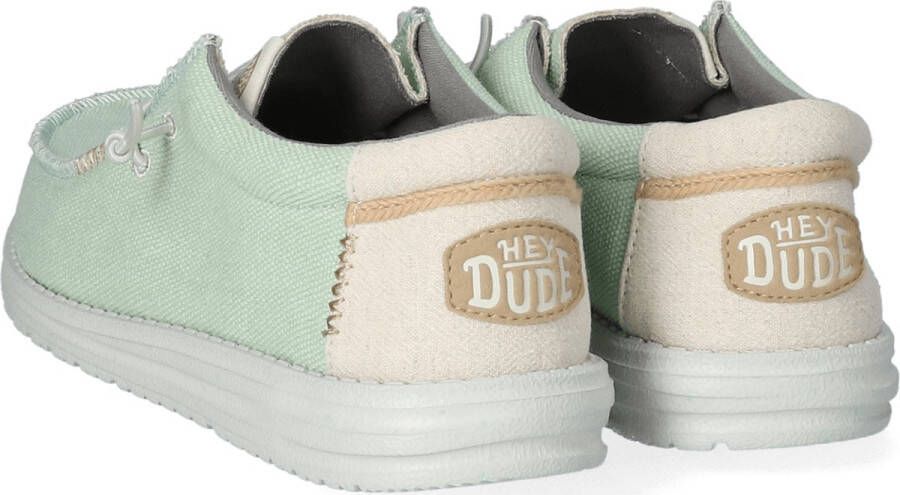 HEYDUDE Wally Coastline Jute Heren Instappers Sky Blue