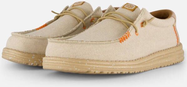 HEYDUDE Wally Coastline Jute Instappers beige