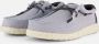 HEYDUDE Wally Coastline Jute Heren Instappers Stone White - Thumbnail 1
